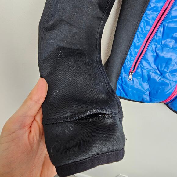 Marmot Jacket Women S Black Blue Zip Up Jacket Polartec Jacket Insulated Jacket - Picture 10 of 10